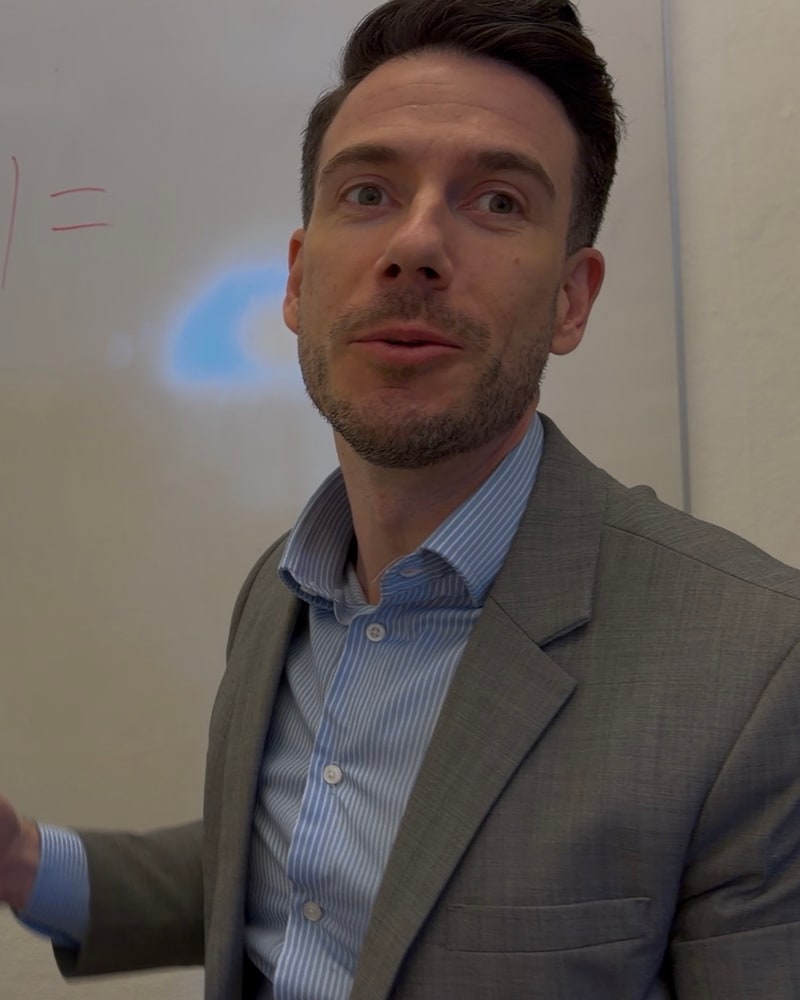 Joakim Jaksen på Synlighetsverkets kontor i Uppsala