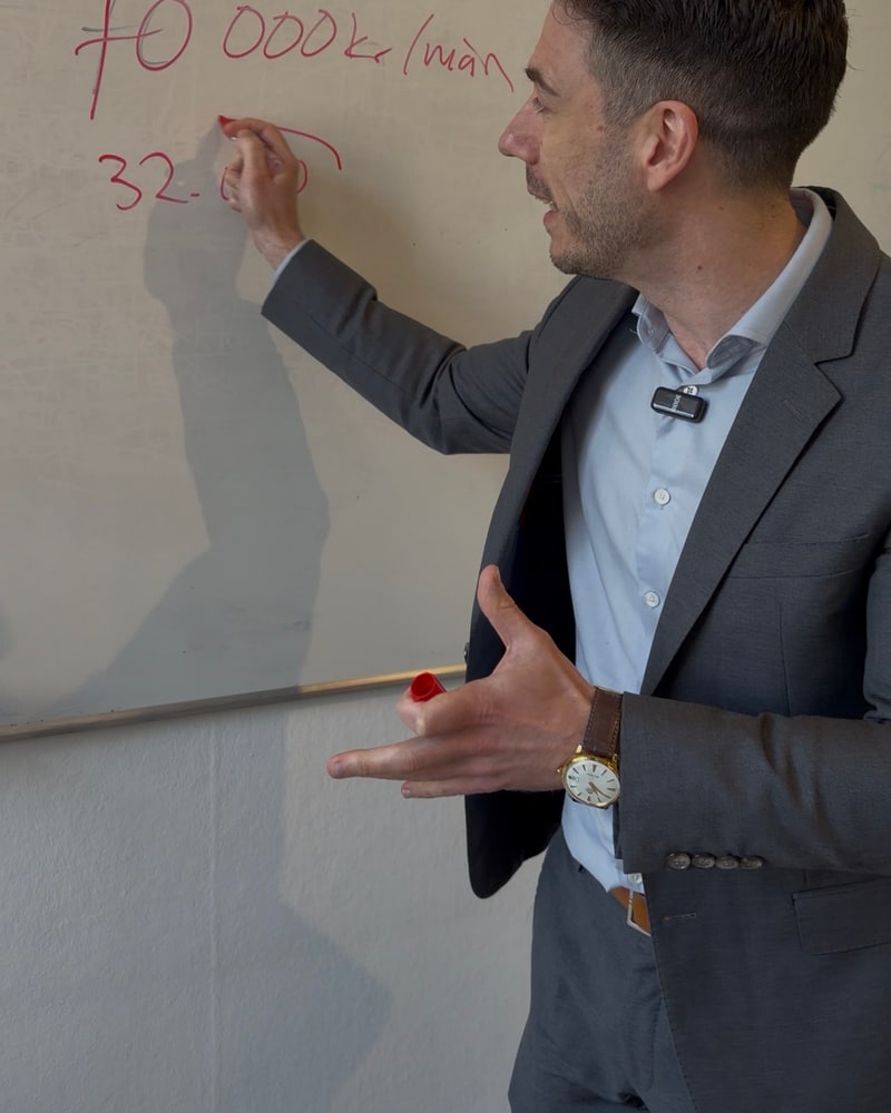 Joakim Jaksen på Synlighetsverkets kontor i Uppsala
